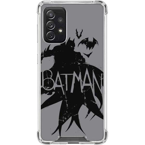DC Comics Batman Silhouette Art Galaxy A72 5G Clear Case